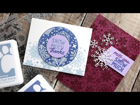Simon Says Clear Stamps Don't Flurry Be Happy 2005ssc