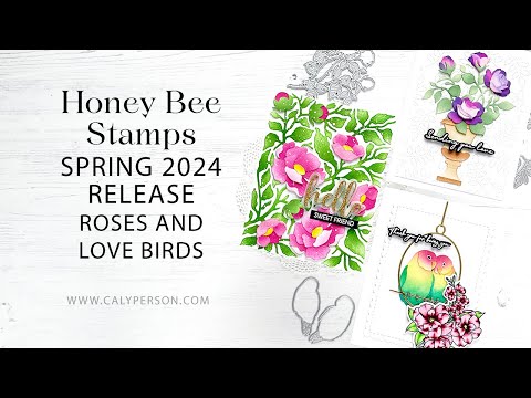 Honey Bee Eternal Love Clear Stamps hbst-522 Tropical Thank You Video