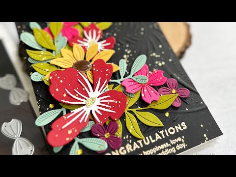 Tim Holtz Distress Foundry Wax Kit Bundle Ranger Bright Florals Card Video