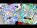 Dina Wakley Ranger White Media Gloss Spray mdo68570 Happy Birthday Card Video