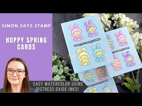 Simon Says Stamps and Dies Hoppy Spring set1176hs Beautiful Moments