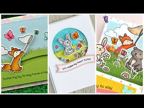 YouTube Introduction and Inspiration video featuring Butterfly Kisses stamps and dies