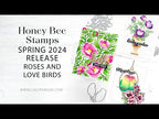 Honey Bee Bold Backgrounds Vintage Roses Dies hbds-bbvtr Sweet Friend Video