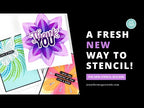 Gina K Designs Rays Stencil Builder gkdst78 video idea