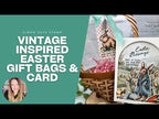 Simon Says Stamps and Dies Vintage Bunnies set1171vb Limited Edition Easter Card Kit | 3 Easter Gift Bags + Vintage Bunny Card Nichol Spohr