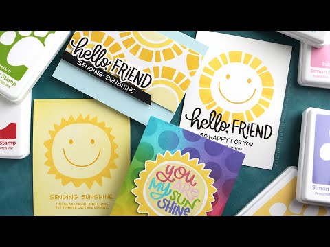 Simon Says Stamp Card Kit of the Month July 2024 Sunny Smiles ck0724 *