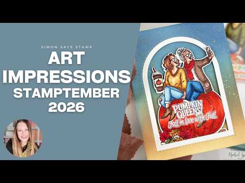 Art Impressions Pumpkin Queens STAMPtember Exclusive Stamps sse26a Nichol Spohr Pumpkin Queens Fall Card STAMPtember Art Impressions Exclusive Release