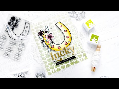 Simon Says Clear Stamps Lucky Horseshoe sss302806c Splendor
