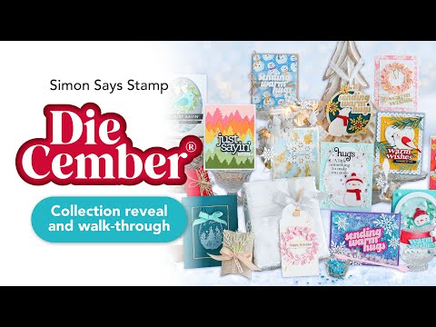 Simon Says Stamp DieCember Collection I Want It All Embossing Folders set1127ef
