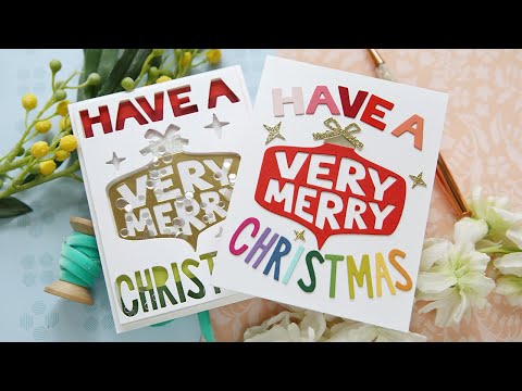 Simon Says Stamp Very Merry Cover Wafer Dies md112968 All The Joy *