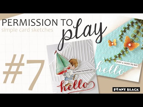 Penny Black Diagonals Embossing Folder 65-019 video