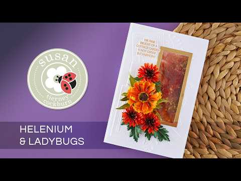 Spellbinders Helenium and Ladybugs Etched Dies s4-1571 video