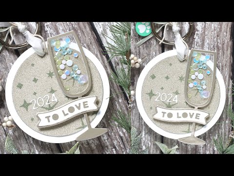 Tim Holtz Distress Embossing Glaze Speckled Egg Ranger tde73819 New Years Tag Video