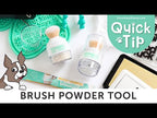 Simon Says Stamp Brush Powder Tool With Anti Static Powder