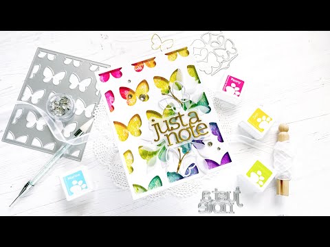 CZ Design Stamps and Dies Just a Note Notes set769jn Celebrate