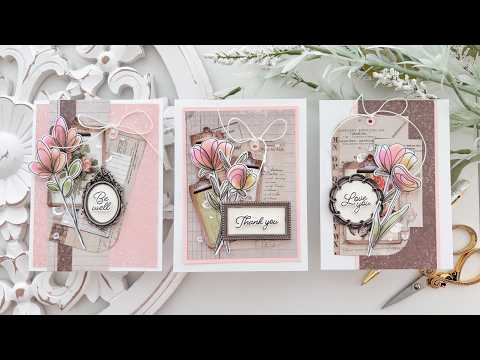 Simon Says Clear Stamps Long Stem Florals 3385ssc Overthinking Mixed Media: Try This 5-Step Method | Simon Says Stamp May 2026 Card Kit Tina Smith