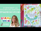 Pinkfresh Studio Grace and Gratitude STAMPtember Exclusive Stamps Dies and Stencils Laura Bassen Maximize Your Coloring Stencils featuring the Pinkfresh Studio STAMPtember 2026 Exclusive