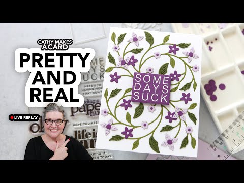 CZ Design Stamps and Dies Bad Day Good Vibes set814bd Sunny Vibes