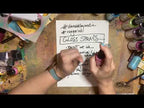 Dina Wakley Ranger Black Media Gloss Spray mdo73659 Demo Video
