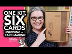 Simon Says Stamps and Dies Pop Art set1250pa Unboxing The July 2026 CardKit and making SIX cards! Cathy Zielske