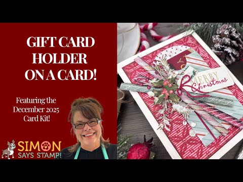 PREORDER Simon Says Stamp Card Kit of the Month December 2025 Bright Christmas ck1225