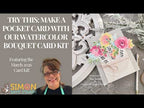 Simon Says Clear Stamps Watercolor Bouquet 2389ssc