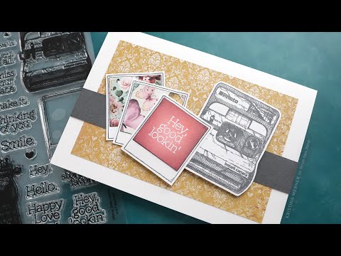 Simon Says Stamps and Dies Slider Camera and Typewriter