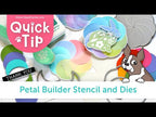 Simon Says Stamp Stencil and Wafer Dies Petal Pattern Bundle set935pp Favorite Things