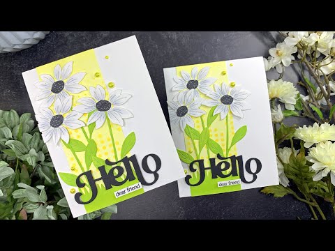 Simon Says Stamp Fancy Hello Wafer Dies sssd112803 Dear Friend