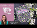Simon Says Stamp Embossing Folder Floral Butterfly Bouquets sf507 Favorite Things