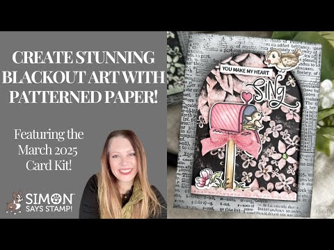 Simon Says Stamp Card Kit of the Month March 2025 Tweet Friend ck0325 *