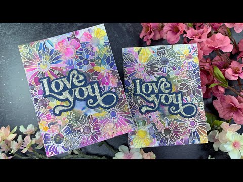 Simon Says Cling Stamp Flower Burst sss102810 Smitten