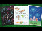 Lawn Fawn Set Fireworks Hot Foil Plates and Coordinating Dies lfsf video intro