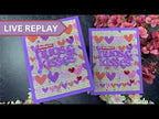 Tim Holtz Distress Hocus-Pocus Mica Stain Ranger Hugs And Kisses Valentine's Card Video