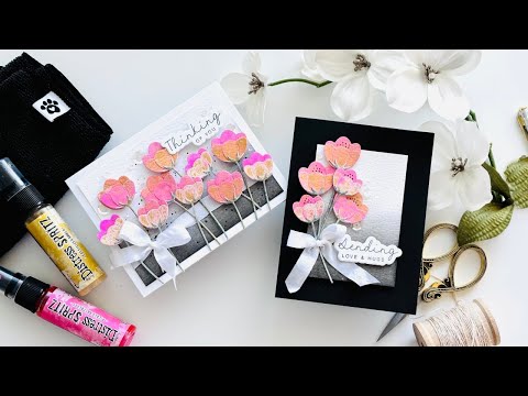 Simon Says Stamp Card Kit of the Month August 2024 Graceful Flowers ck0824 *