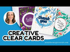 Pinkfresh Studio Heat-Resistant Acetate Sheets pf189es Thank You Clear Card Video
