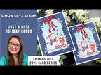 Simon Says Stamps and Dies Warm Thoughts set1070wt And Everything Nice Just a Note Holiday Cards | Simon Says Stamp | AmyR 2025 Holiday Card Series #28 Amy Rysavy