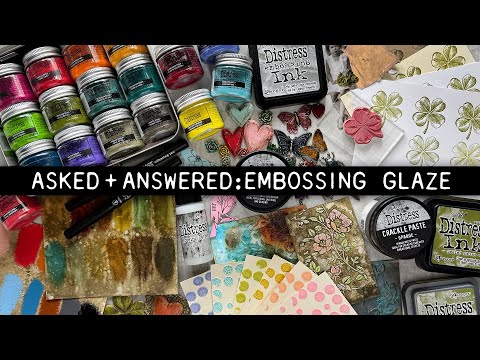 Tim Holtz Peeled Paint Distress Spritz tdu86406 Embossed Backgrounds Video