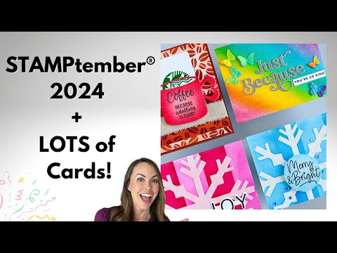 Simon Says Stencils Set of 3 Snowflake Stripes 1056mt 4 Unique Cards with Simon Says Stamp STAMPtember 2024 Release #cardmakingandpapercraft Nicki Baxley