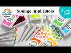 Rainbow Splash Sponge Applicators Pack of 4 st0140