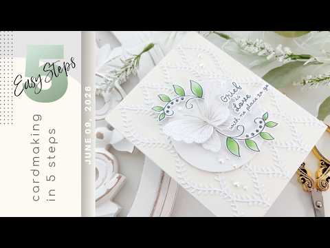 Simon Says Clear Stamps With Sympathy 2342ssc Always There Quiet & Sophisticated: Soft Texture Sympathy Card Tutorial | Simon Says Stamp Always There Release Tina Smith