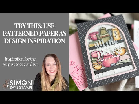 Simon Says Stamp Card Kit of the Month August 2025 Best-Teas ck0825