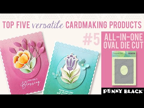 Penny Black All In One Oval Thin Metal Creative Dies 51-815 video