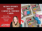 Simon Says Stamp 3D Box and Popcorn Wafer Dies 1698sd Nichol Spohr's Bright Carnival-Themed Cards with Simon Says Stamp Exclusives Nichol Spohr