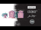 Tim Holtz Sizzix Graveyard Colorize Thinlits Dies 666383 how to