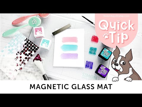 Simon Says Stamp MAGNETIC GLASS MAT st0081