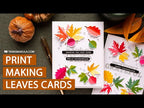 Simon Says Stamps and Dies Printmaking Leaves set1082pl Sugar and Spice
