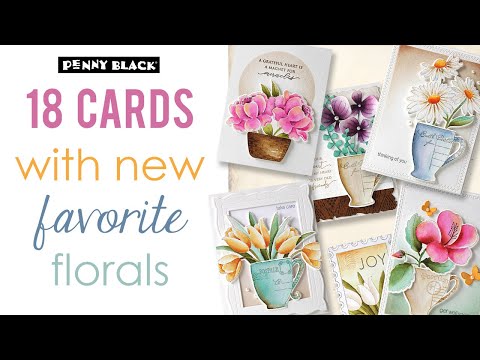Penny Black Brew-Tea-Ful Cut Out Coordinating Dies 51-823 video