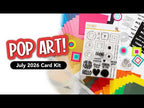 PREORDER Simon Says Stamp Card Kit of the Month July 2026 Pop Art ck0726 Pop Art! Card Kit Reveal and Inspiration