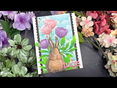 Simon Says Stamp ETCHED CROCUS STEMS Wafer Dies s719